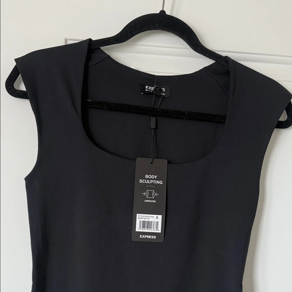 Express Black Body Sculpting Bodysuit - Picture 3 of 6